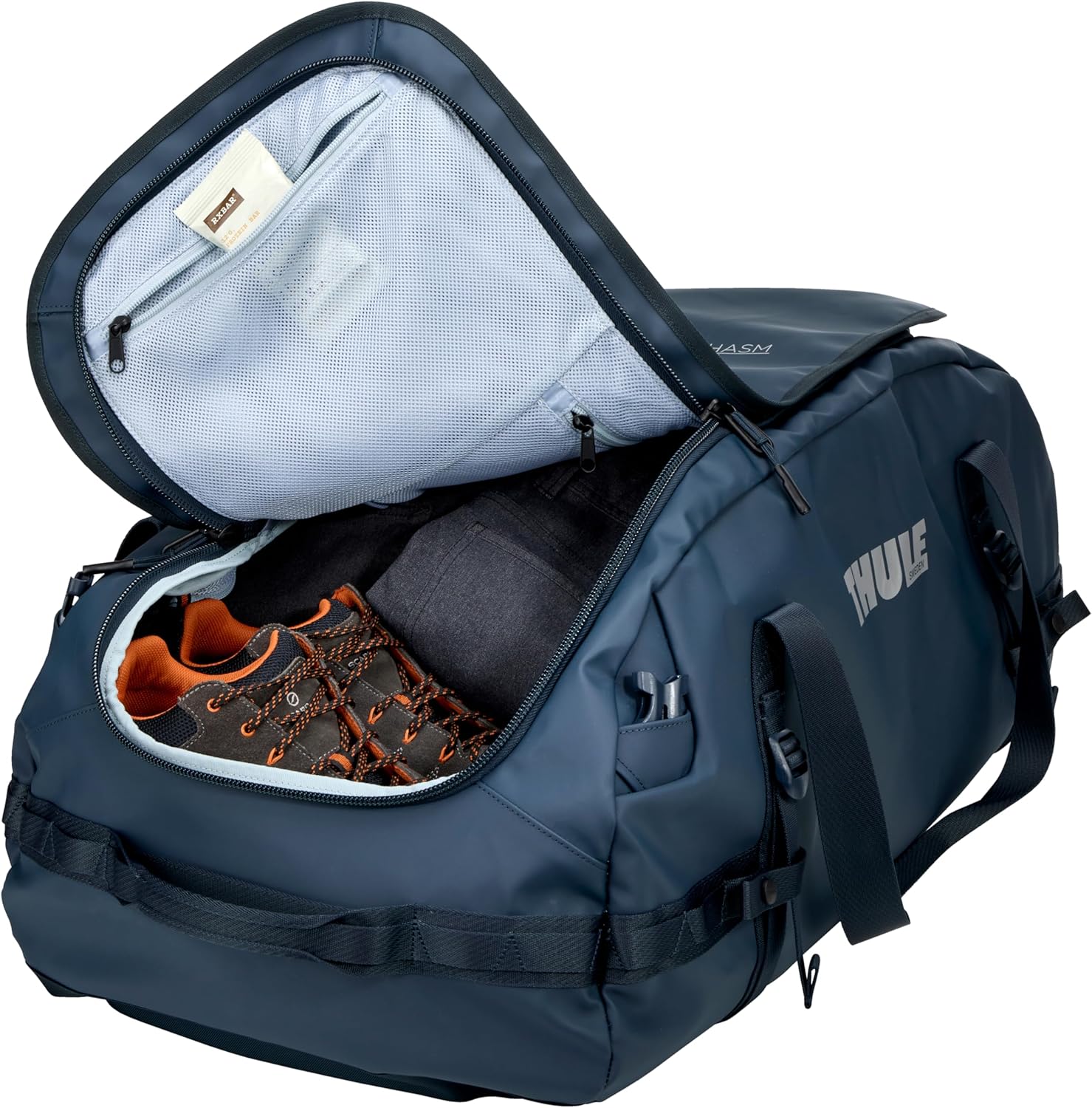 Thule Chasm Duffel bag, Weather-resistant materials, Easy packing, Converts to backpack, Internal pockets, Travel-ready