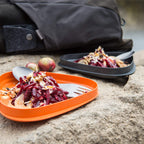 Light My Fire Titanium Spork Camping Spoon Fork Knife Combo Reusable Travel & Camping Utensils - Unbreakable Non-Toxic BPA Free Outdoor Backpacking Hiking Picnic Utensil, 1 Metal Spork